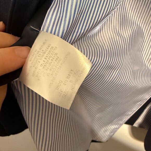 Izod Boys Navy Blazer With Gold Buttons Size 8 - Picture 7 of 8